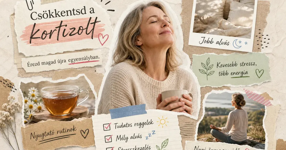 Kortizol szint csökkentése és női hormonális egyensúly 40 felett