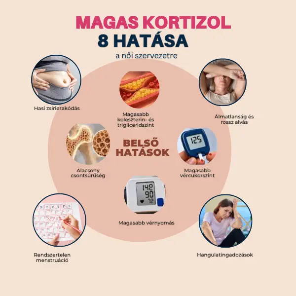 A magas kortizol 8 hatása a női szervezetre perimenopauzában és változókorban